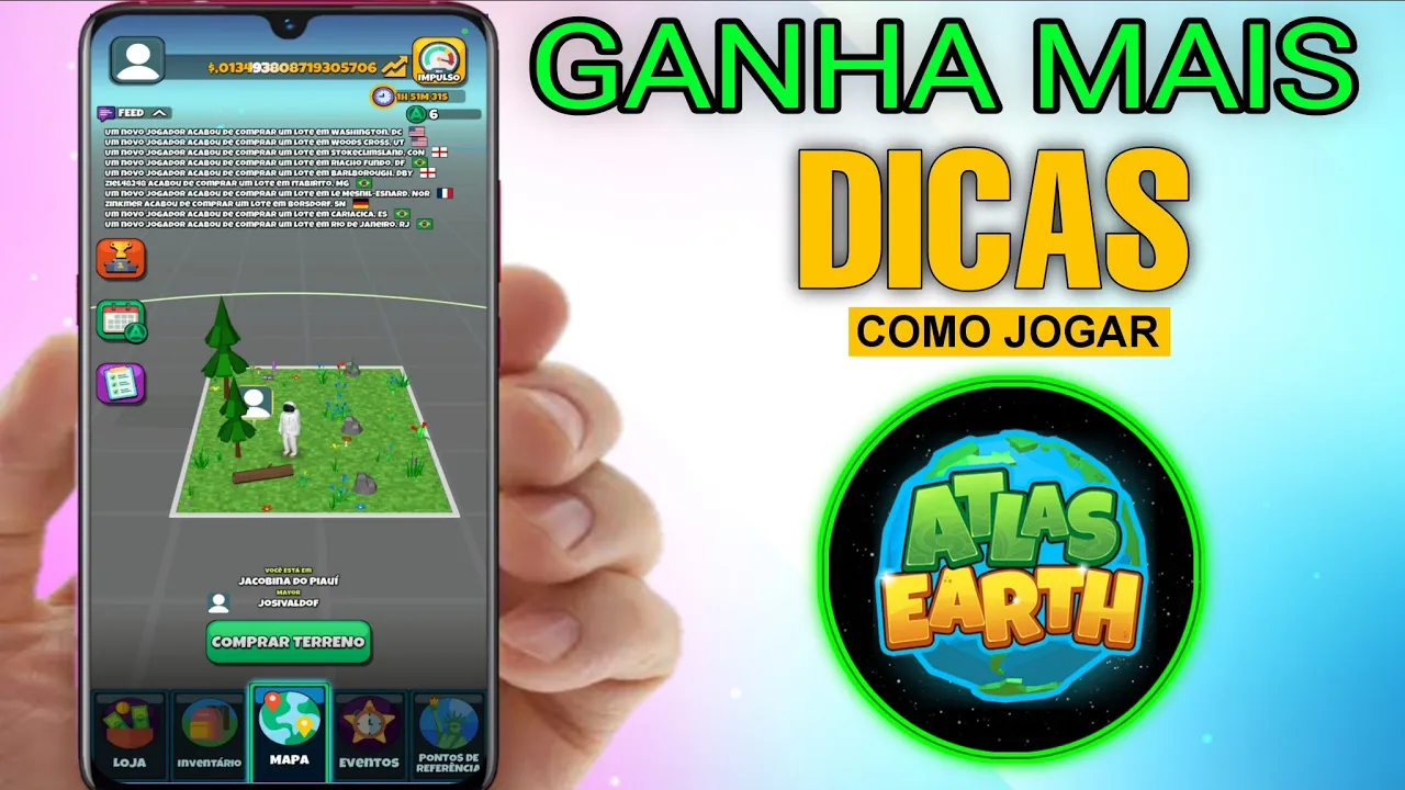 ATLAS EARTH: Como Jogar e Dicas para Ganhar Mais Rápido | Guia Completo